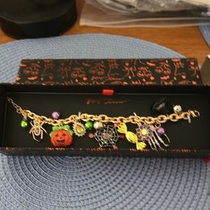 Betsey Johnson Gold Halloween Charm Bracelet